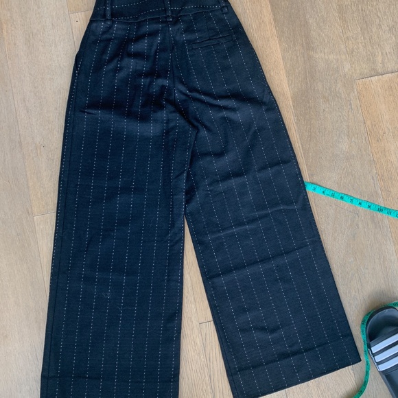 Vivienne Westwood Brand New A/W 2016 Wide Leg Wool Pants w/ Pin Stripes - Picture 7 of 13